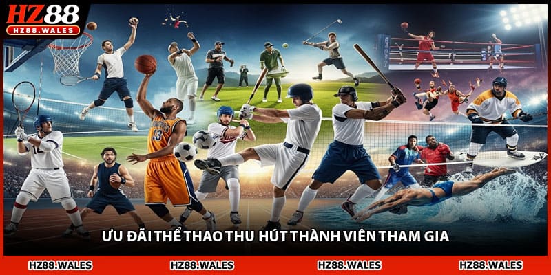 Ưu đãi thể thao thu hút thành viên tham gia